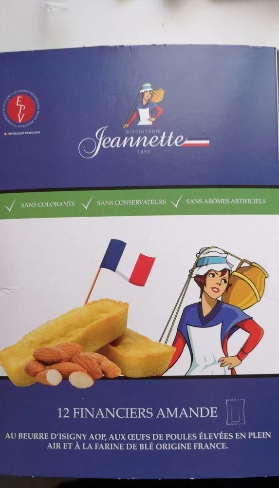 Financiers amande