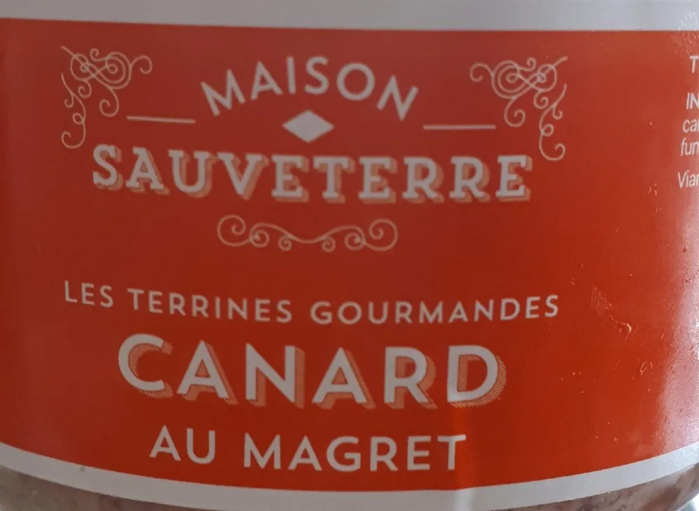 Terrines de canard au magret