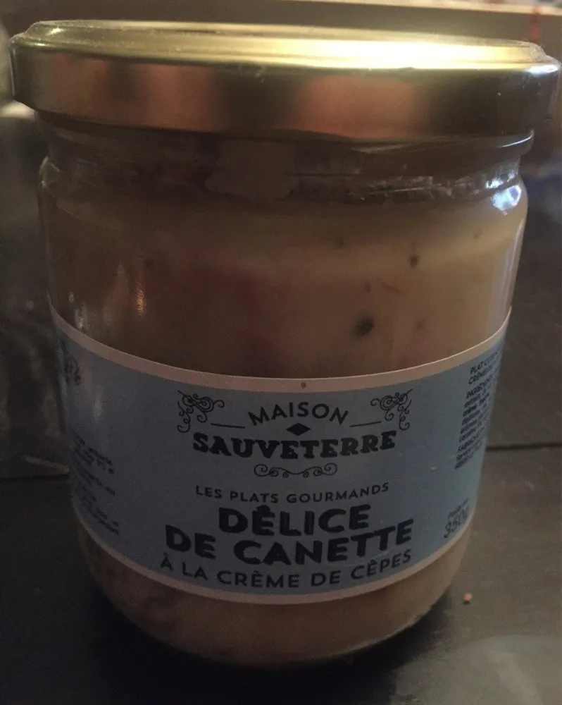 Delice de canette a la creme de cepes