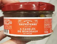 4 Canelés de Bordeaux au rhum