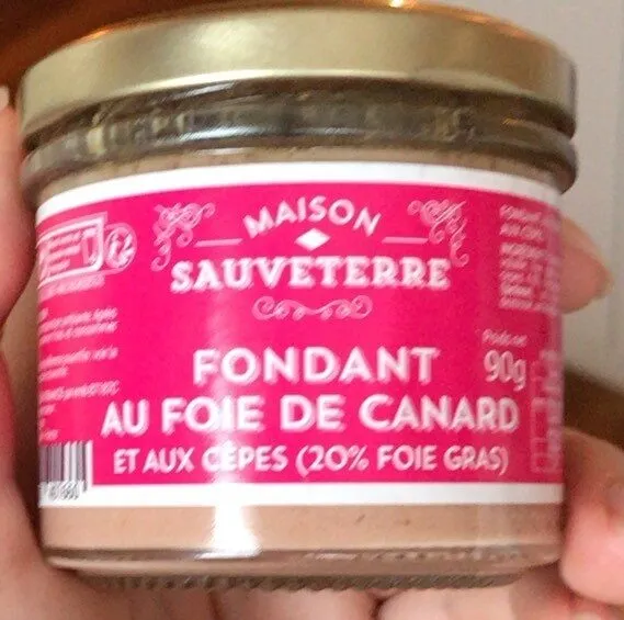 Fondant au foie de canard et aux cepes