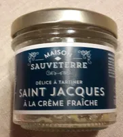 Délice à tartiner Saint Jacques à la crème fraiche