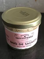 Duo de saumon poivre rose