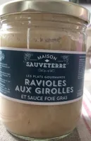 Ravioles aux girolles et sauce foie gras