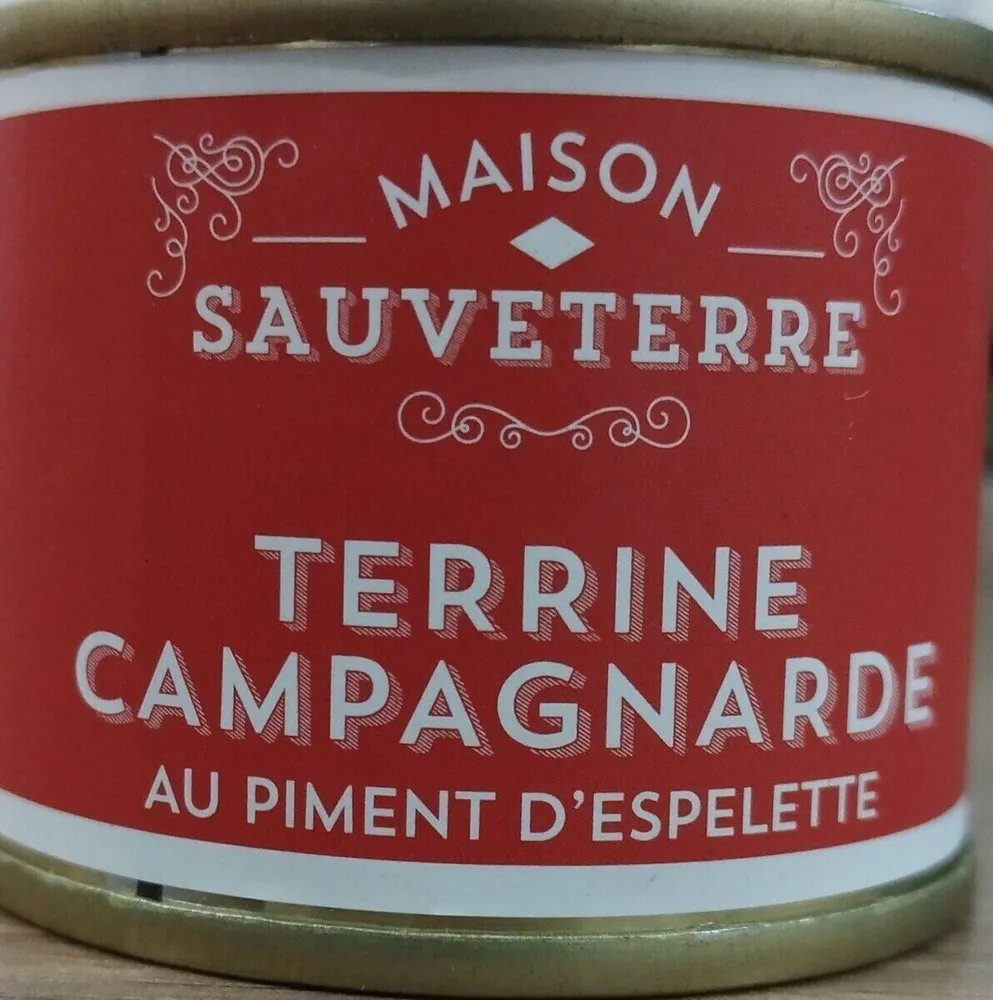 Terrine campagnarde au piment d'Espelette