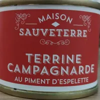 Terrine campagnarde au piment d'Espelette