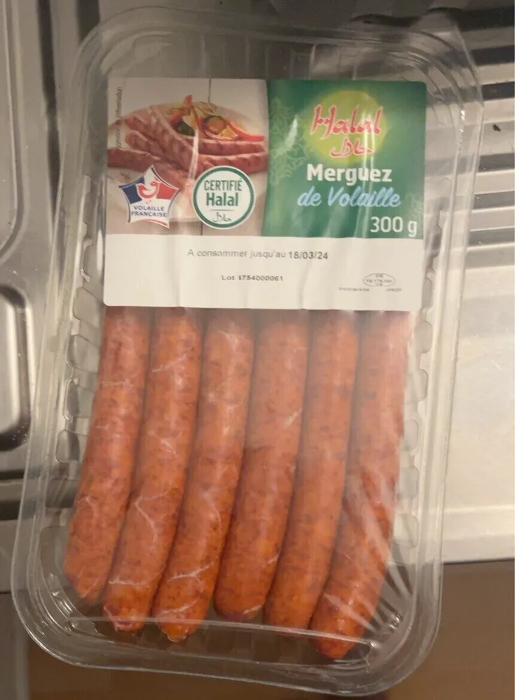 Merguez de volaille