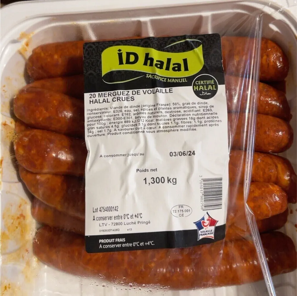 Merguez de volaille