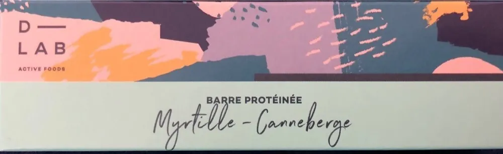 Barre protéinée Myrtille-Canneberge