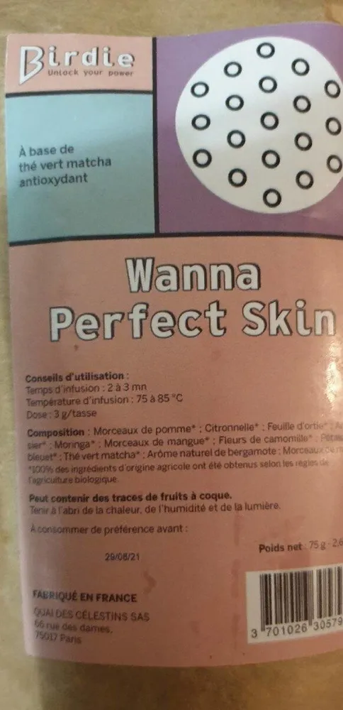Thé Wanna Perfect Skin