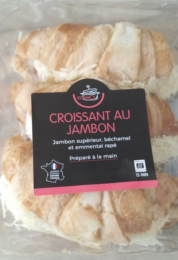 Croissant au jambon