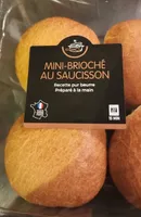 Mini brioche au saucisson