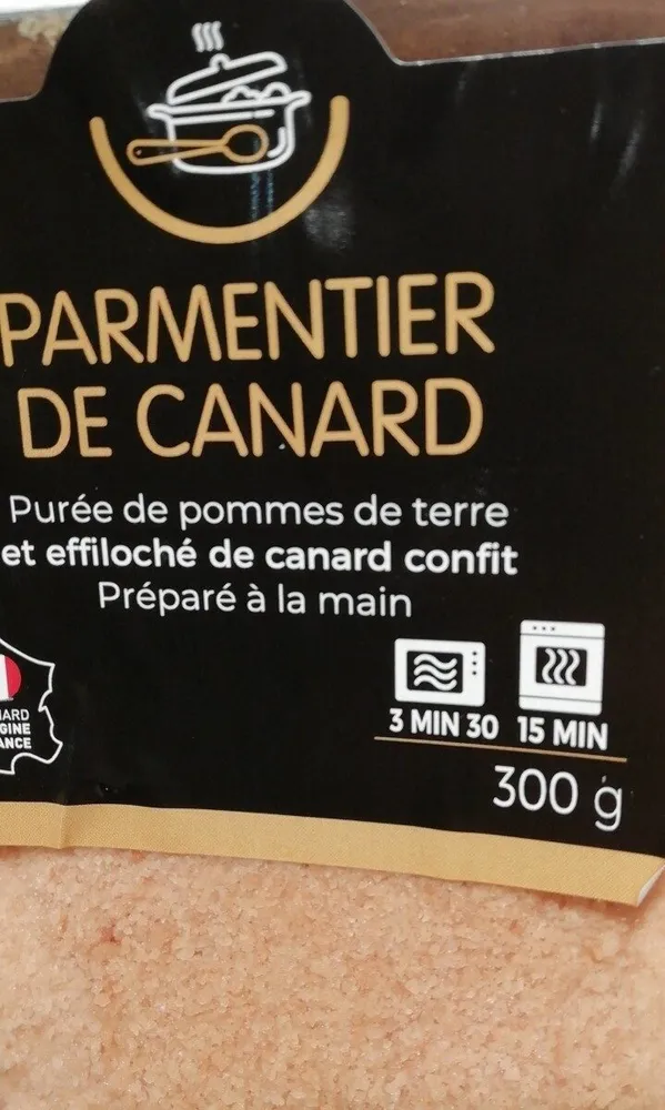 Parmentier de canard