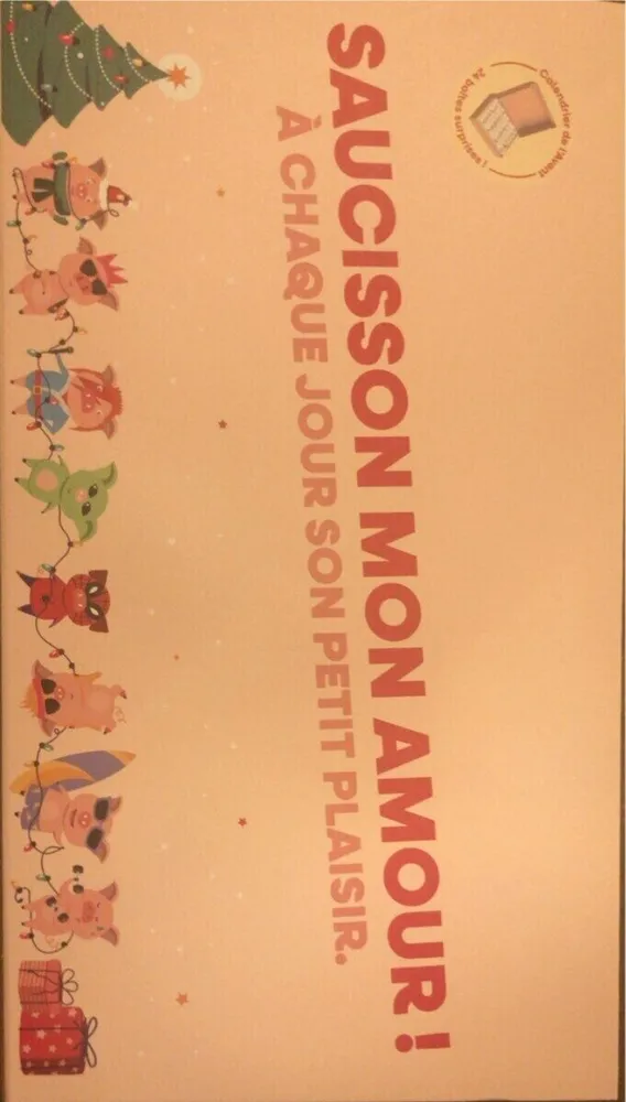 Calendrier saucisson