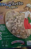 Brushetta de Sophie Courgette Poulet