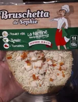 Bruschetta poulet rôti
