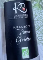 Pur jus bio de Pomme et Griotte