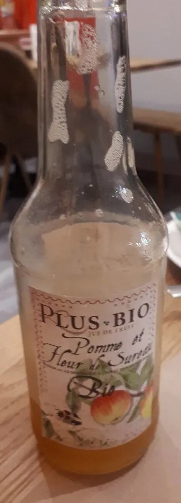 Jus pomme et fleur de sureau