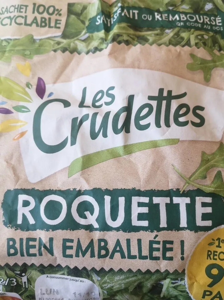 Roquette bien emballée