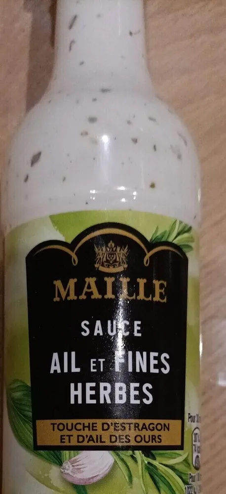 Sauce ail et fines herbes