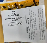 Sauces soja sucrées