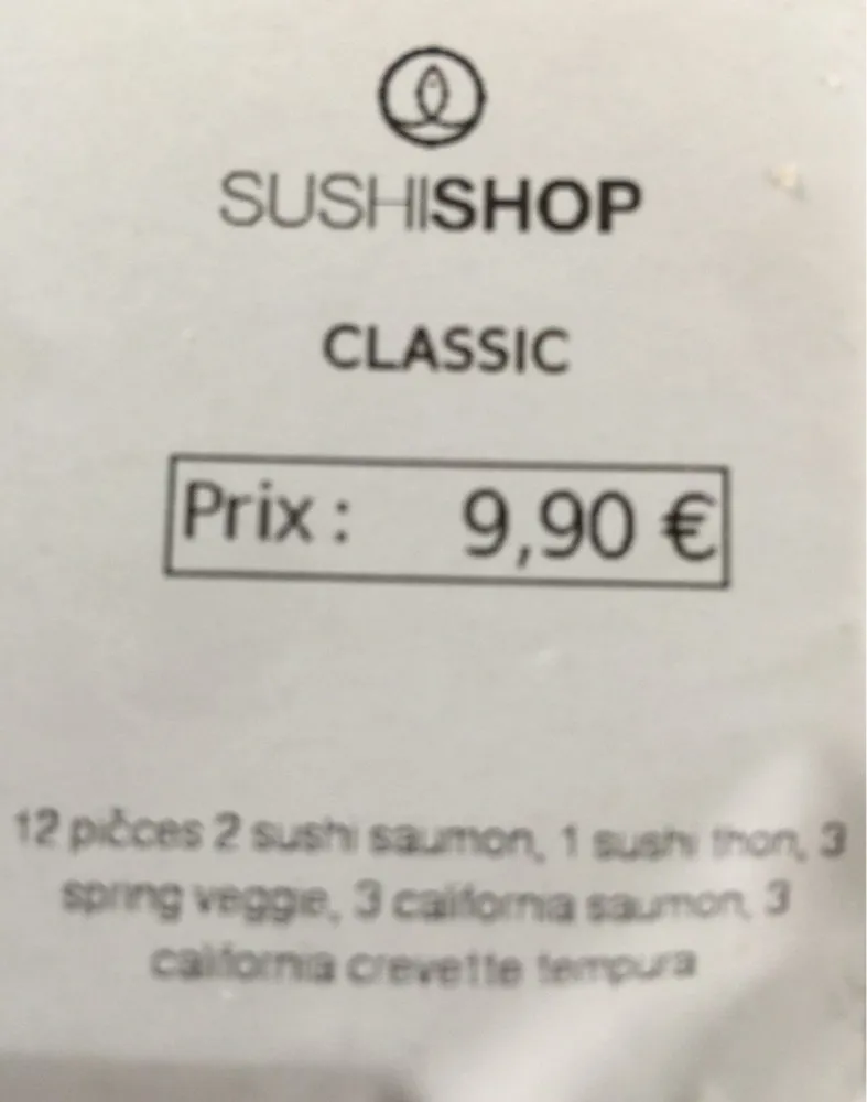 Sushi classic