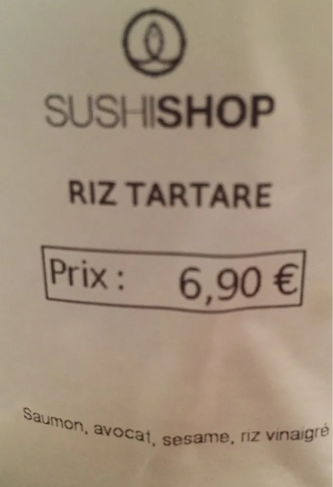 Riz tartare