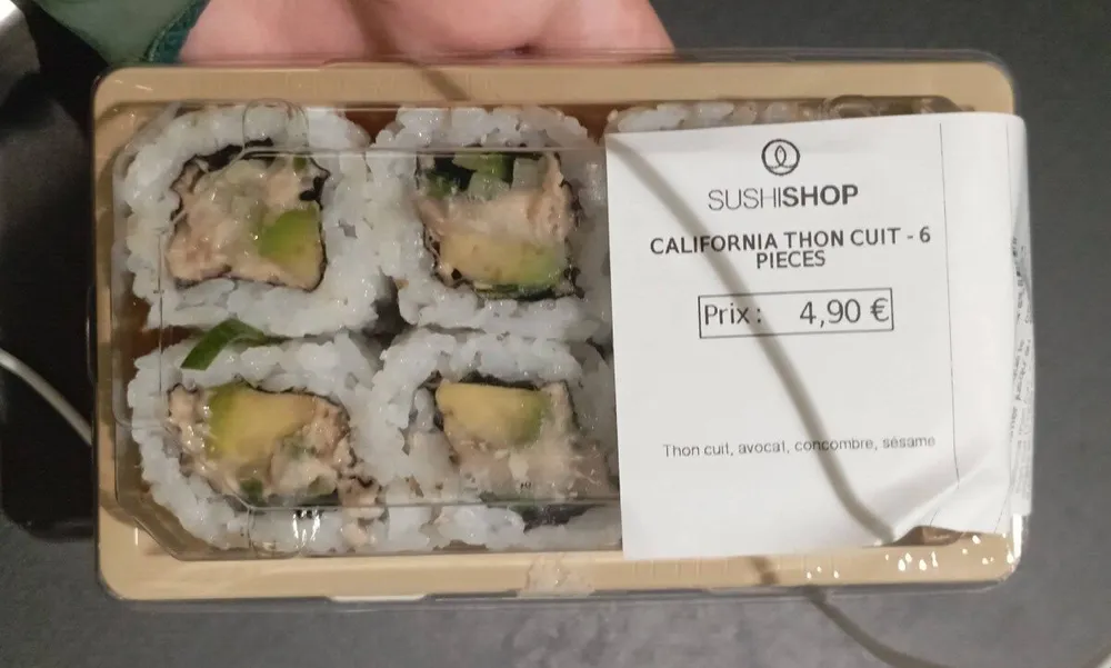California Thon cuit -6 pieces