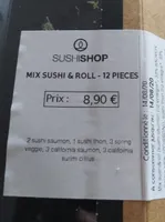 Mix sushi roll