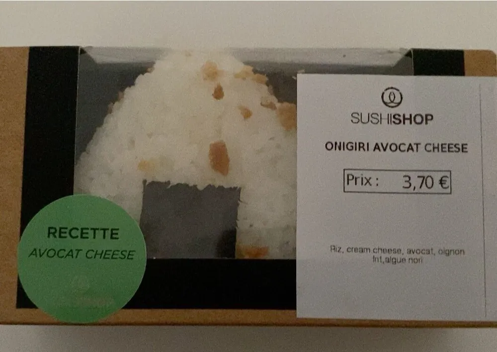 Onigiri avocat cheese