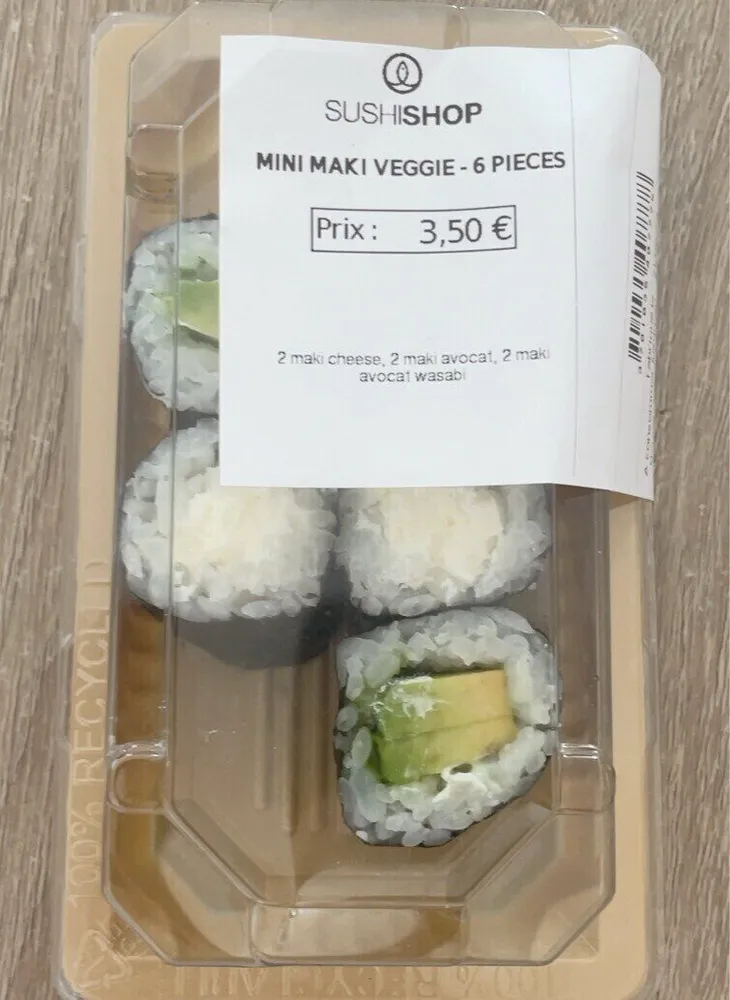 Mini maki veggie