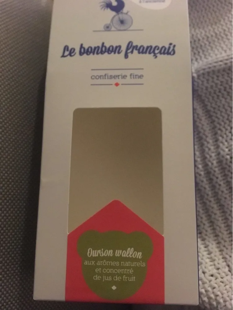 Ourson Wallon Aux Arômes Naturels Et Concentré De Jus De Fruit
