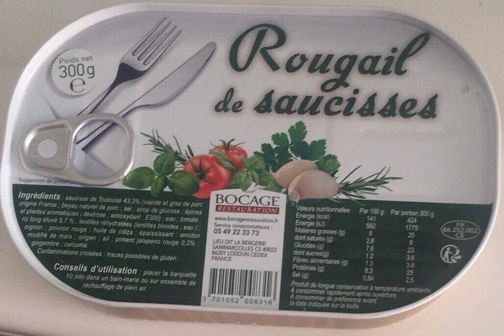 Rougail de saucisses