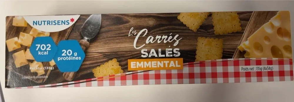 Les carres sales emmental
