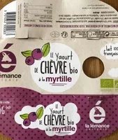 Yaourt chevre myrtille