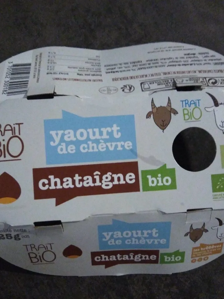 Yaourt de chèvre a la châtaigne