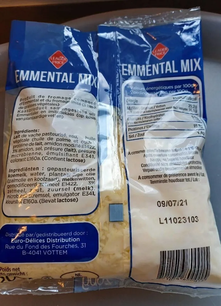 Emmental mix râpé