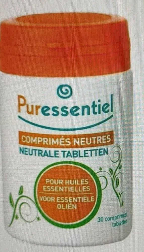 Comprimés neutres - Support pour la prise orale d'huiles essentielles