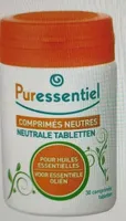 Comprimés neutres - Support pour la prise orale d'huiles essentielles