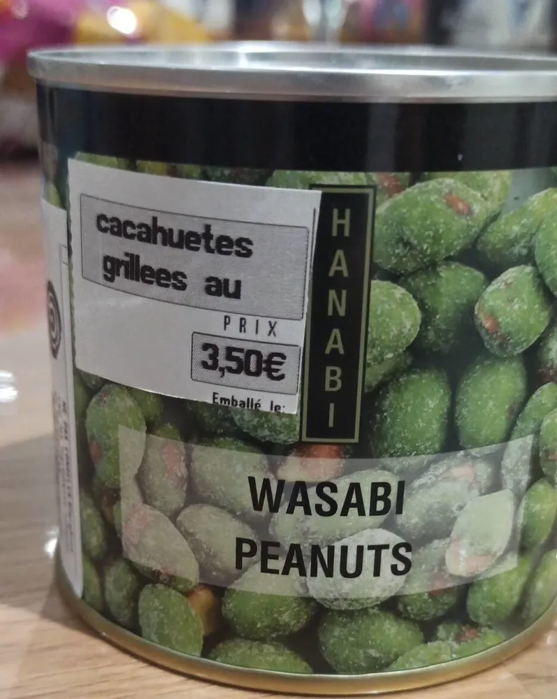 Cacahuètes au wasabi