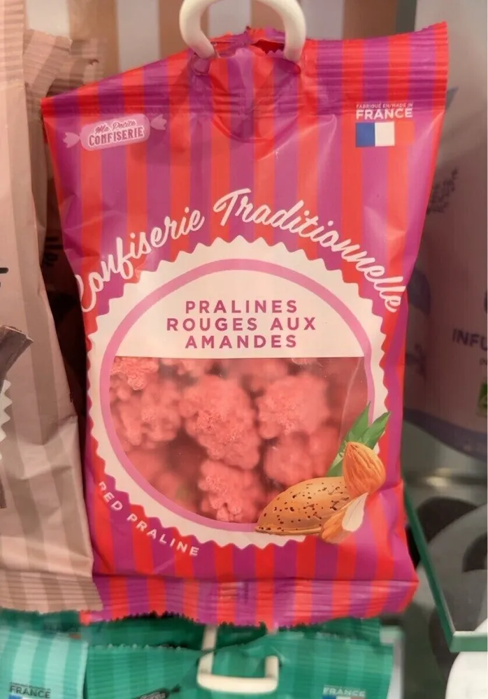 Pralines rouges au amandes