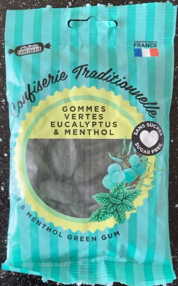 Gommes vertes eucalyptus & menthol