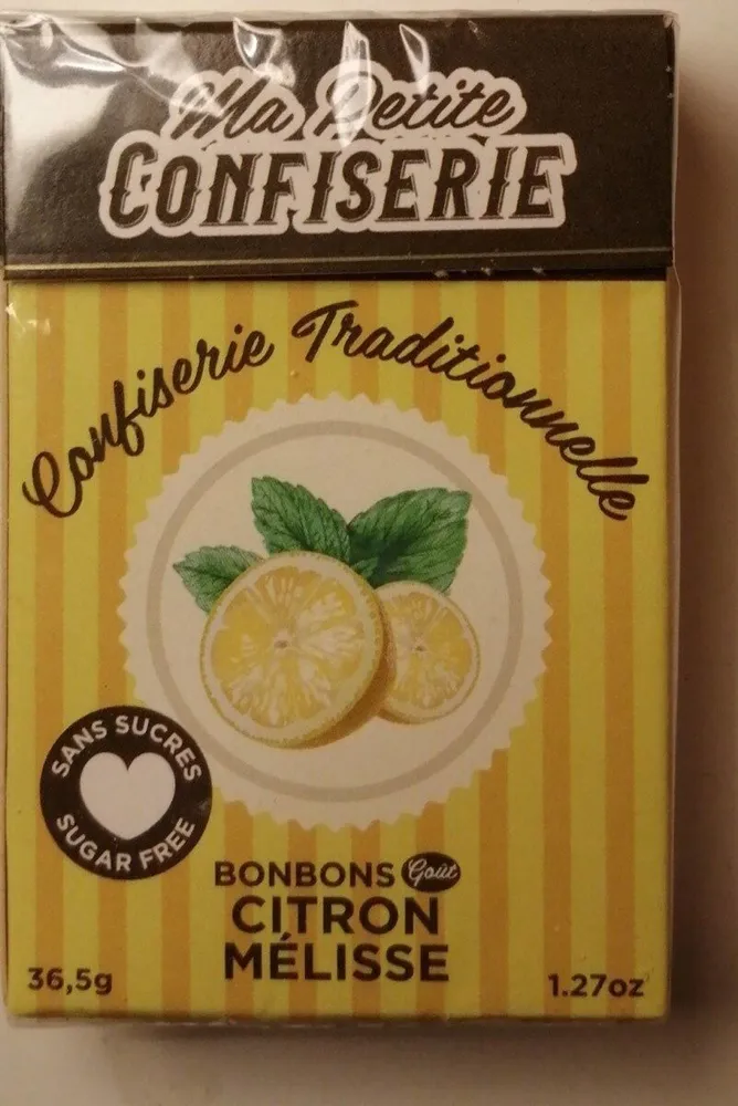 Bonbons citron melisse