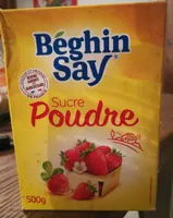 Sucre en poudre blanc
