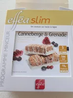 Barre croustillante canneberge grenade