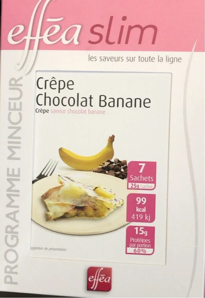 Crepe chocolat banane