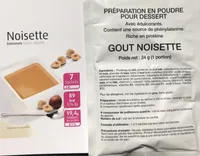 Entremets saveur noisette