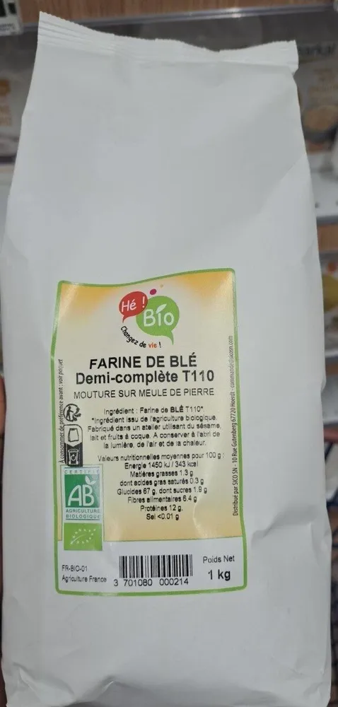 Farine de Blé demi-complète T110