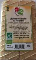 Gaufrettes croustillantes aux pous chiches