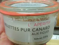 Rillettes pur canard aux figues